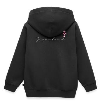 Groenland - Sweat Premium à capuche enfant bio - noir - Dos - AI Model Kid Male (0cm)