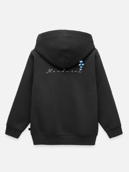Honduras - Kinder Premium Organic Hoodie - Schwarz