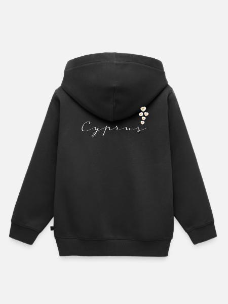 Zypern - Kinder Premium Organic Hoodie - Schwarz