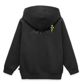 St. Vincent und die Grenadinen - Kinder Premium Organic Hoodie - Schwarz - Hinten - AI Model Kid Male (0cm)