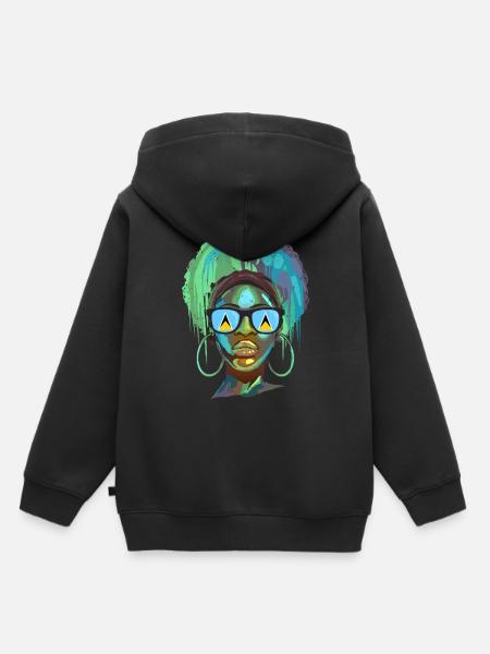 St. Lucia - Kinder Premium Organic Hoodie - Schwarz