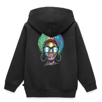 Guatemala - Kids Premium Organic Hoodie - black - Back - AI Model Kid Male (0cm)