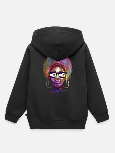 Amerikanisch-Samoa - Kinder Premium Organic Hoodie - Schwarz