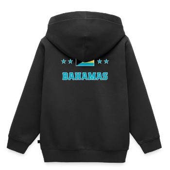 Bahamas - Sweat Premium à capuche enfant bio - noir - Dos - AI Model Kid Male (0cm)