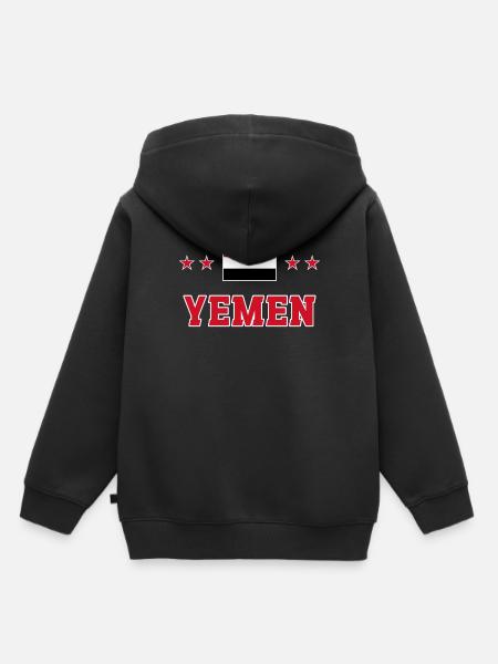 Jemen - Kinder Premium Organic Hoodie - Schwarz