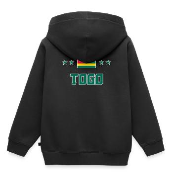 Togo - Sweat Premium à capuche enfant bio - noir - Dos - AI Model Kid Male (0cm)