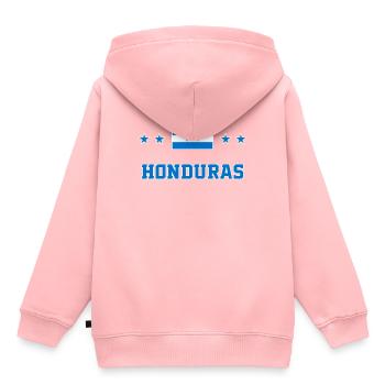 Honduras - Kinder Premium Organic Hoodie - Rosa - Hinten - AI Model Kid Female (0cm)