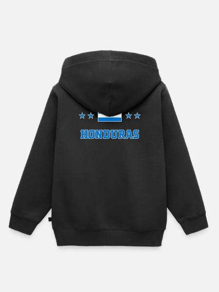 Honduras - Kinder Premium Organic Hoodie - Schwarz