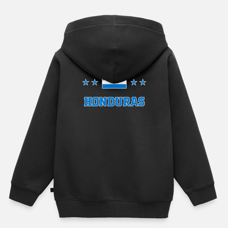 Honduras - Sweat Premium à capuche enfant bio - noir