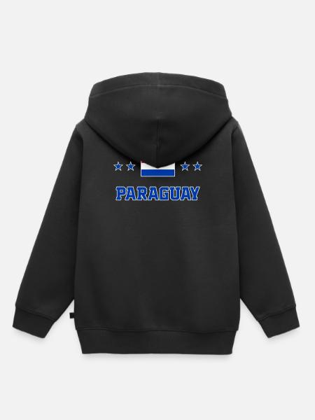 Paraguay - Kinder Premium Organic Hoodie - Schwarz