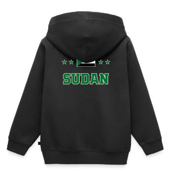 Sudan - Kids Premium Organic Hoodie - black - Back - AI Model Kid Male (0cm)