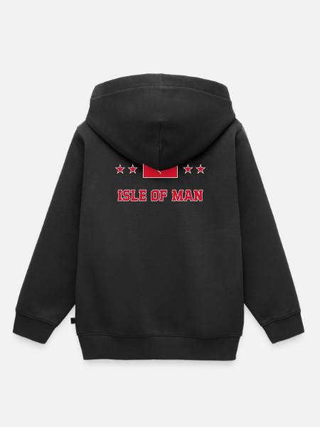Isle Of Man - Kinder Premium Organic Hoodie - Schwarz