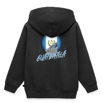 Guatemala - Kids Premium Organic Hoodie - black - Back - AI Model Kid Male (0cm)