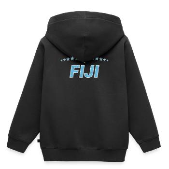 Fiji - Kids Premium Organic Hoodie - black - Back - AI Model Kid Male (0cm)