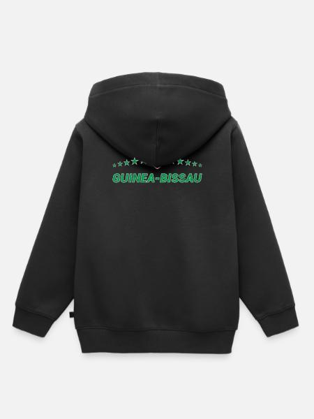 Guinea-Bissau - Kinder Premium Organic Hoodie - Schwarz