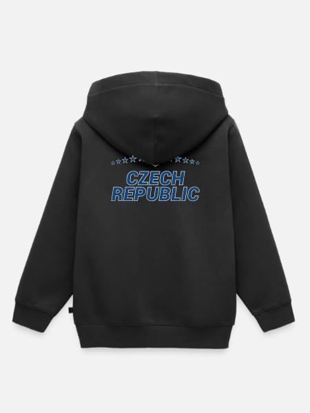 Tschechische Republik - Kinder Premium Organic Hoodie - Schwarz