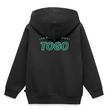 Togo - Sweat Premium à capuche enfant bio - noir - Dos - AI Model Kid Male (0cm)