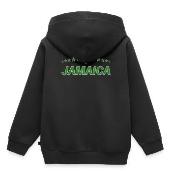 Jamaïque - Sweat Premium à capuche enfant bio - noir - Dos - AI Model Kid Male (0cm)