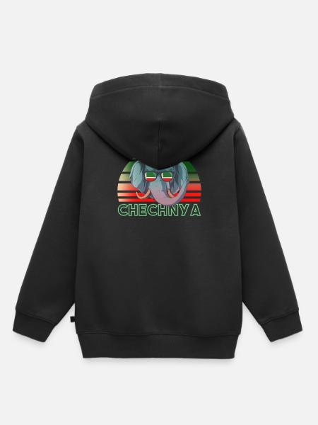 Tschetschenien - Kinder Premium Organic Hoodie - Schwarz