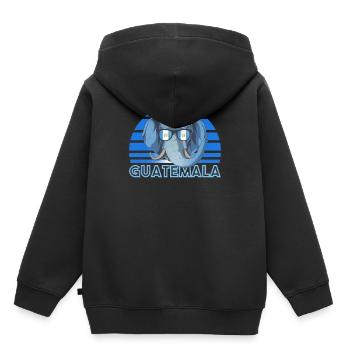 Guatemala - Kids Premium Organic Hoodie - black - Back - AI Model Kid Male (0cm)