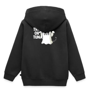 Trick or Tuna Halloween - Kids Premium Organic Hoodie - black - Back - AI Model Kid Male (0cm)