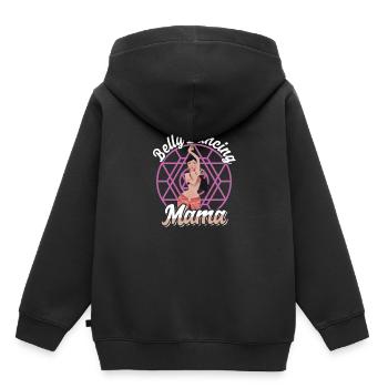 Mama Muttertag Tanzlehrer Ägypter - Kinder Premium Organic Hoodie - Schwarz - Hinten - AI Model Kid Male (0cm)