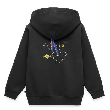 Structure Conception Bâtiments Architecture Cadeau - Sweat Premium à capuche enfant bio - noir - Dos - AI Model Kid Male (0cm)