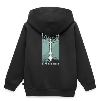 Medizinisches Geschenk des Osteopathie-Neurochirurgen, das ich knacke - Kinder Premium Organic Hoodie - Schwarz - Hinten - AI Model Kid Male (0cm)