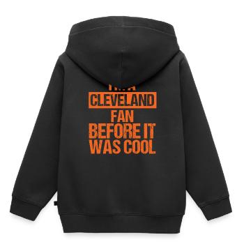 Cadeau de footballeur de sports d'équipe de football américain I - Sweat Premium à capuche enfant bio - noir - Dos - AI Model Kid Male (0cm)