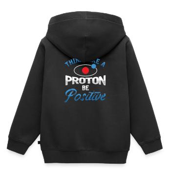 Biologie inspirée Chimie Biochimie - Sweat Premium à capuche enfant bio - noir - Dos - AI Model Kid Male (0cm)