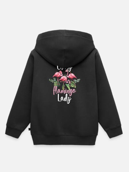 Vögel Tierliebhaber Sommerferien Geschenk verrückt - Kinder Premium Organic Hoodie - Schwarz