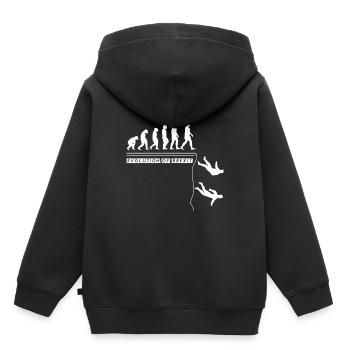 Evolution Of Brexit British UK Europe Exit Gift - Kids Premium Organic Hoodie - black - Back - AI Model Kid Male (0cm)