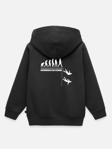 Evolution Of Brexit British UK Europe Exit Gift - Kids Premium Organic Hoodie - black