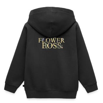 Blumenhändler Boss Florist Floristen Gärtner - Kinder Premium Organic Hoodie - Schwarz - Hinten - AI Model Kid Male (0cm)