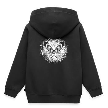 Feux d’artifice Pyro pyro pétard Cadeau amusant - Sweat Premium à capuche enfant bio - noir - Dos - AI Model Kid Male (0cm)