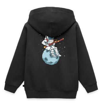 Bassoon Shirt Astronaut Bassoon Big Band Bassoon - Kids Premium Organic Hoodie - black - Back - AI Model Kid Male (0cm)