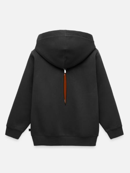 Pinsel - Kinder Premium Organic Hoodie - Schwarz
