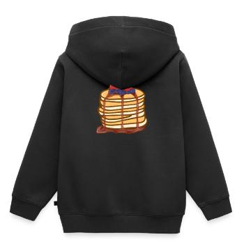 Crêpes - Baies - Crêpes - Sweat Premium à capuche enfant bio - noir - Dos - AI Model Kid Male (0cm)
