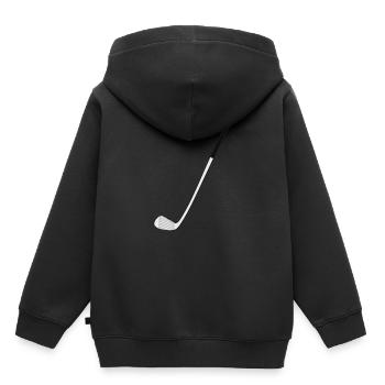 Golf Clubs - Gift - Kids Premium Organic Hoodie - black - Back - AI Model Kid Male (0cm)