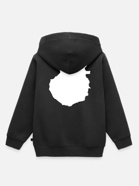 Gran Canaria - Kinder Premium Organic Hoodie - Schwarz