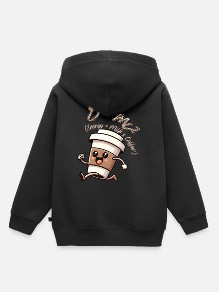E-mc2 - Kinder Premium Organic Hoodie - Schwarz
