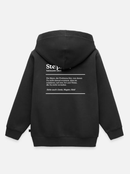 Stephan Name Definition Design für stolze Stephans - Kinder Premium Organic Hoodie - Schwarz