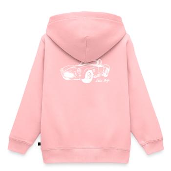 Cobra - ultimate Sportscar - Kinder Premium Organic Hoodie - Rosa - Hinten - AI Model Kid Female (0cm)