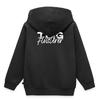 Teigflüsterer Teig Flüsterer Brot Backen Bäcker - Kinder Premium Organic Hoodie - Schwarz - Hinten - AI Model Kid Male (0cm)