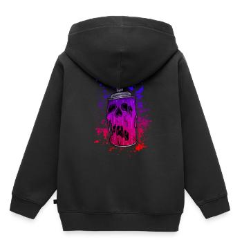 "Sprayer of Death" The Graffiti Style - Kids Premium Organic Hoodie - black - Back - AI Model Kid Male (0cm)