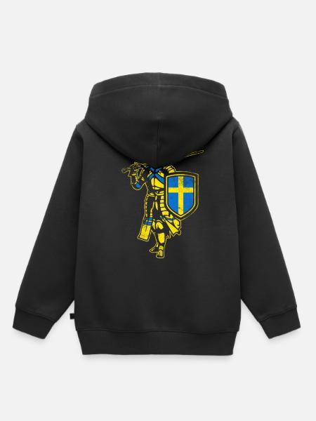 Schwedischer Ritter - Kinder Premium Organic Hoodie - Schwarz