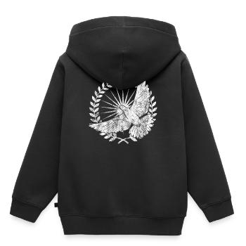 Heiliger Geist Geschenk Holy Spirit shirt Glaube - Kinder Premium Organic Hoodie - Schwarz - Hinten - AI Model Kid Male (0cm)