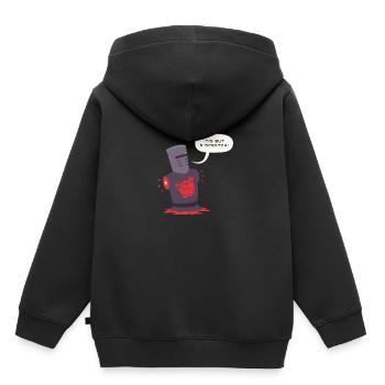tis but a scratch 618eff60 d75b 11e8 8ff4 5db2e669 - Kids Premium Organic Hoodie - black - Back - AI Model Kid Male (0cm)