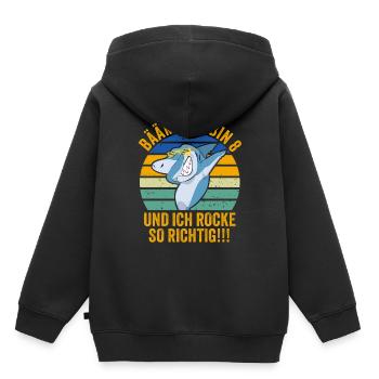 8 Jahre Junge Geschenk 8. Geburtstag Acht Achter - Kinder Premium Organic Hoodie - Schwarz - Hinten - AI Model Kid Male (0cm)