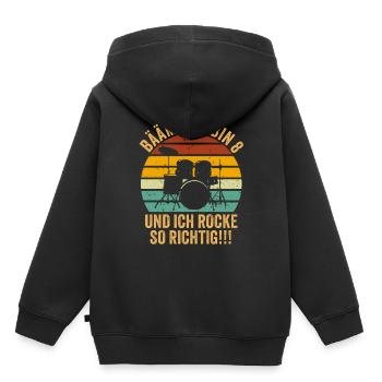 8 Jahre Junge Geschenk 8. Geburtstag Acht Achter - Kinder Premium Organic Hoodie - Schwarz - Hinten - AI Model Kid Male (0cm)